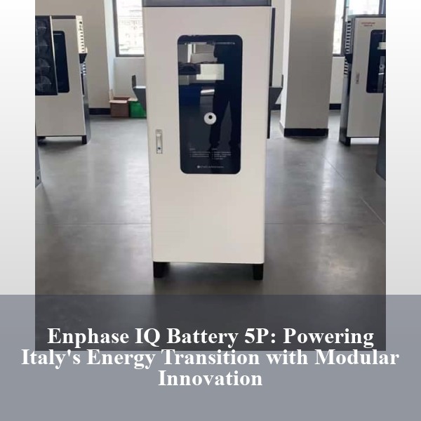 Enphase IQ Battery 5P: Powering Italy's Energy Transition with Modular Innovation